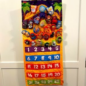 Vintage 2009 Fisher Price Little People Nativity Advent Calendar Soft Play